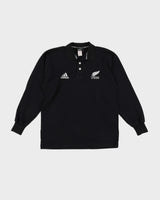Vintage 90s Adidas x All Blacks Polo Shirt - S/M