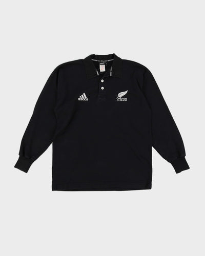Vintage 90s Adidas x All Blacks Polo Shirt - S/M