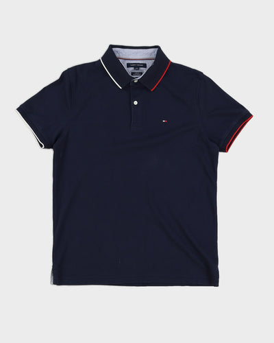 Navy Tommy Hilfiger Polo Shirt - L