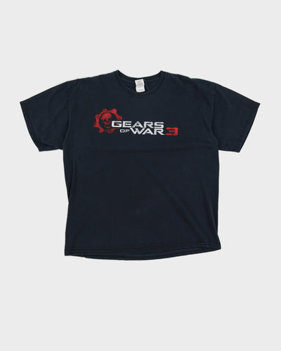 Vintage Gears Of War Black T-Shirt - L