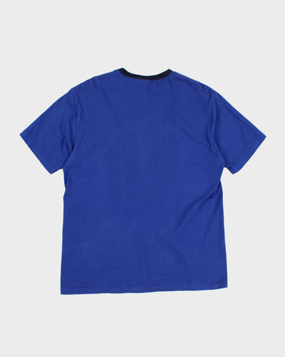 Vintage 00s Tommy Hilfiger Blue T-Shirt - M