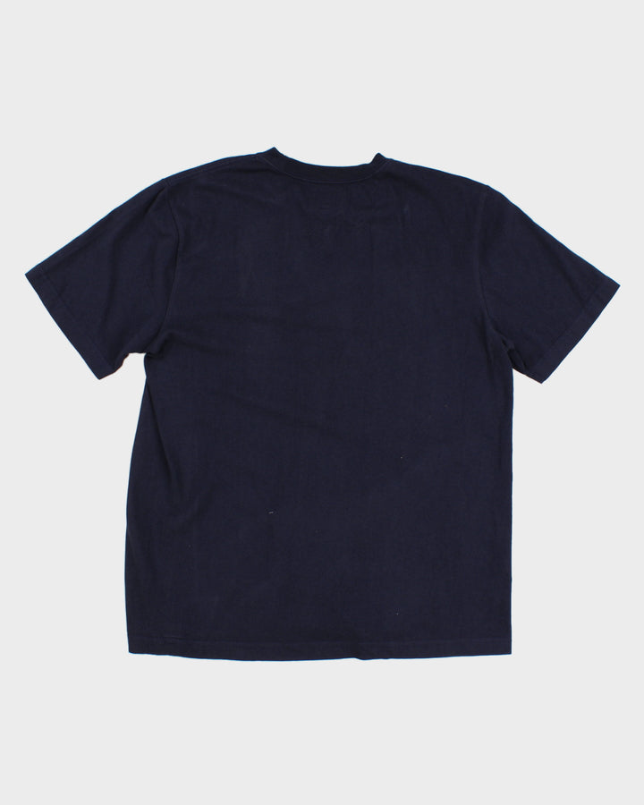 Stussy Navy Oversized T-Shirt - S