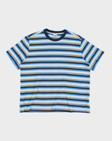 The North Face Blue &amp; Yellow Stripe T-Shirt - XL