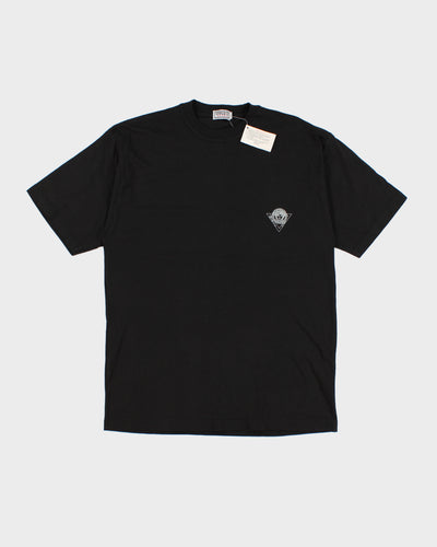 Vintage 90s Versace Sport Black Single Stitch T-Shirt - L