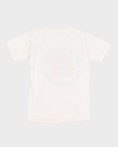 Vintage 90s Royal Dutch College Graphic T-Shirt - M