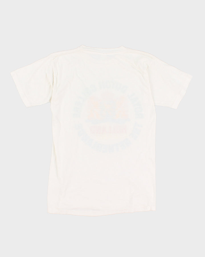 Vintage 90s Royal Dutch College Graphic T-Shirt - M