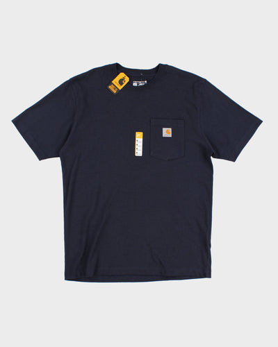 Carhartt Navy Pocket T-Shirt - M