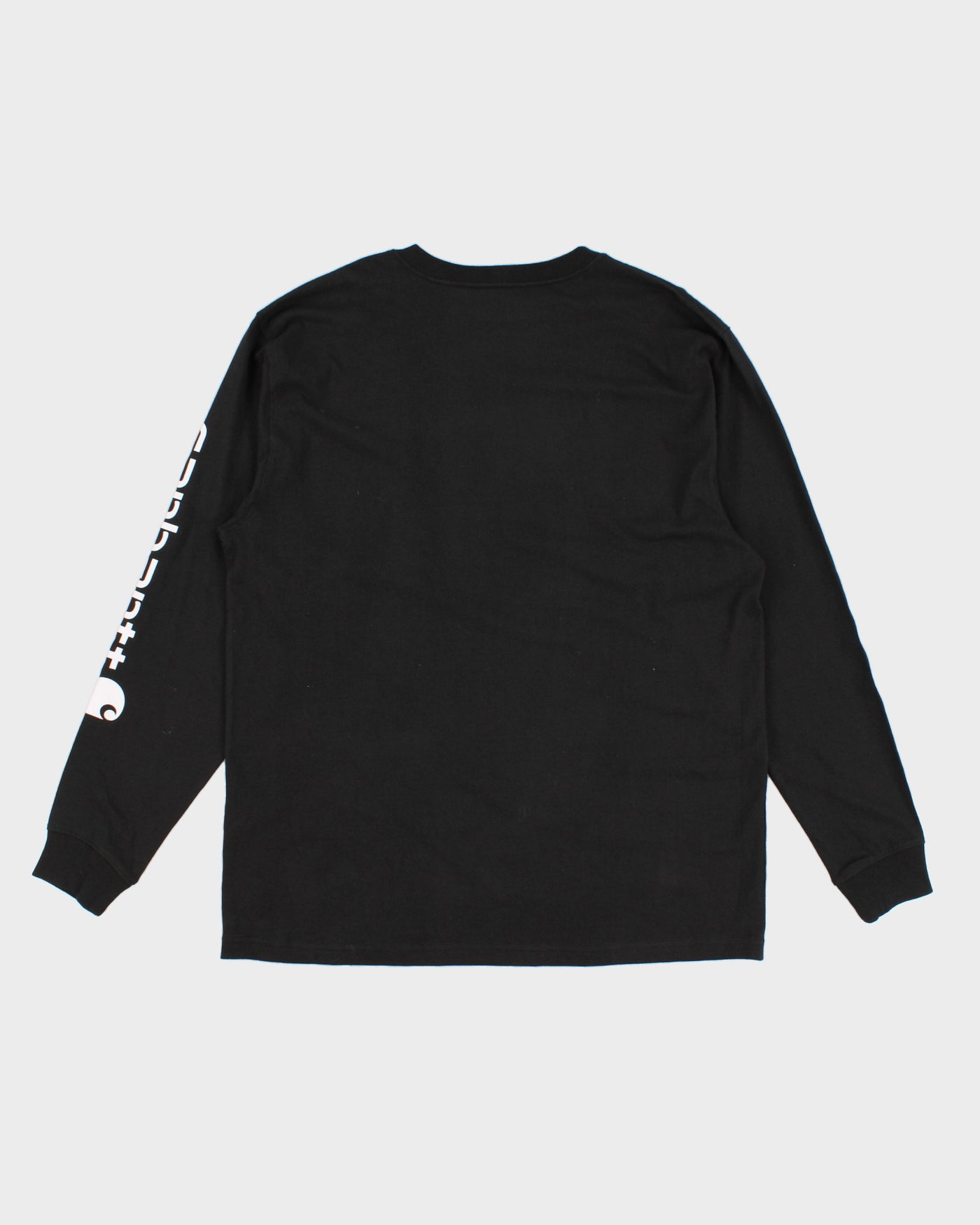 Carhartt Branded Sleeve Black Long Sleeve T-Shirt - L