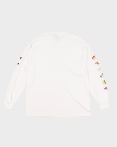 Primitive Kikkoman White Long Sleeve T-Shirt - XL