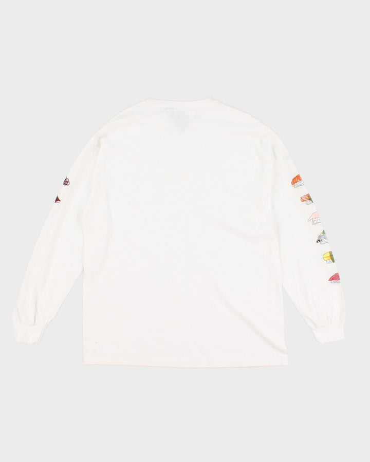 Primitive Kikkoman White Long Sleeve T-Shirt - XL