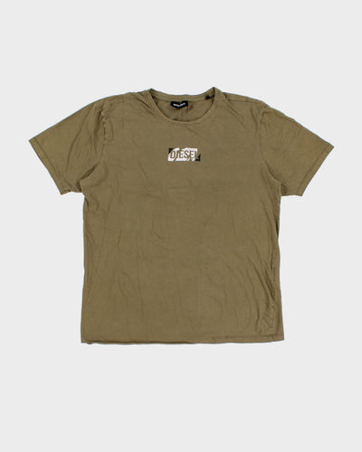 Diesel Green Logo T-Shirt - XXL