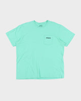 Patagonia Mint Green Pocket T-Shirt - XL