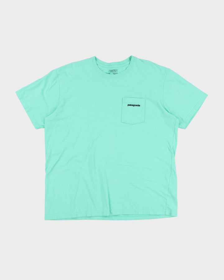 Patagonia Mint Green Pocket T-Shirt - XL