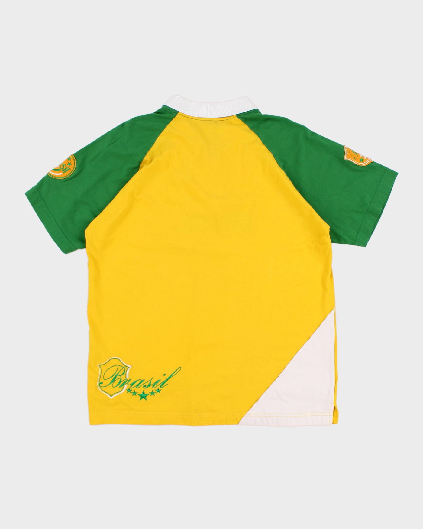 Pierim Brasil Quarter Zip Short Sleeve Polo Shirt - L