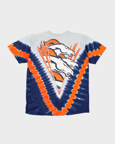 Vintage 90s NFL x Denver Broncos Tie Dye T-Shirt - L