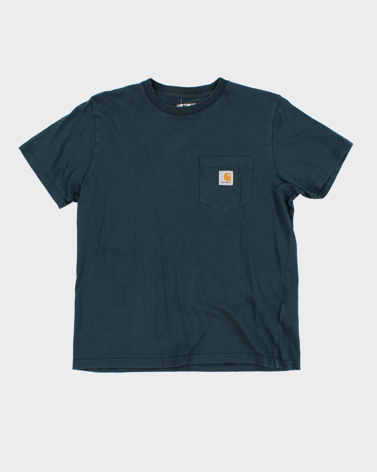 Navy Carhartt Pocket T-Shirt - S