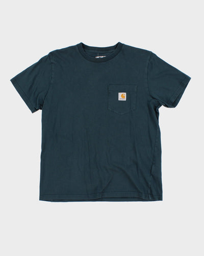 Navy Carhartt Pocket T-Shirt - S