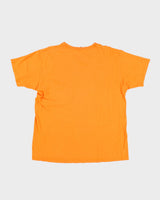 Vintage 90's Orange Calvin Klein T-Shirt - L