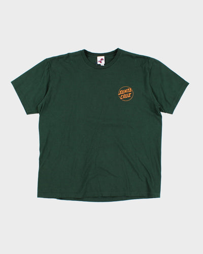 90's Vintage Santa Cruz Print T-shirt - XL