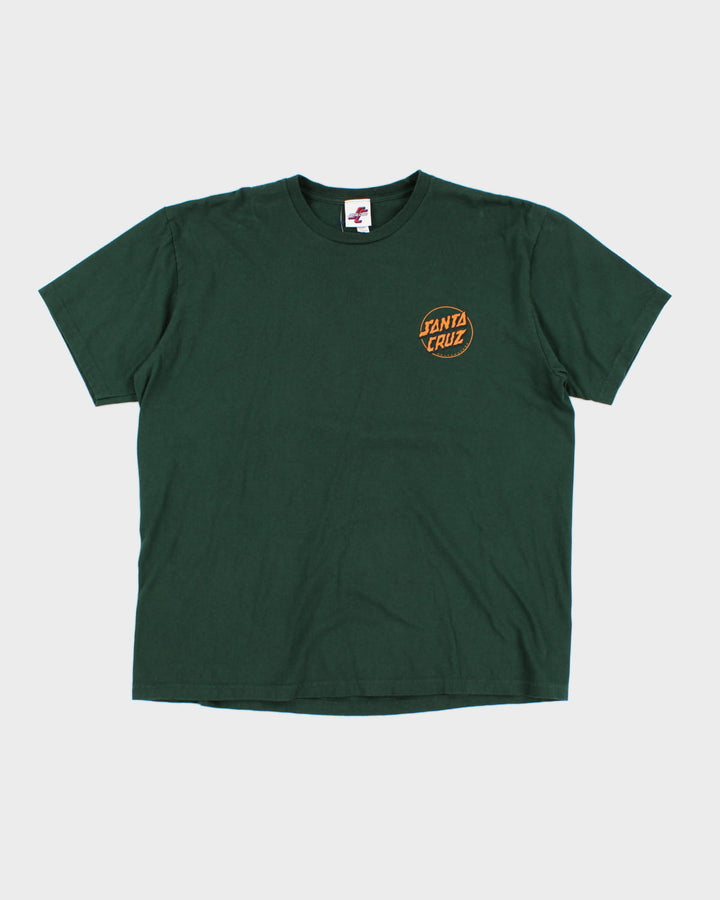 90's Vintage Santa Cruz Print T-shirt - XL