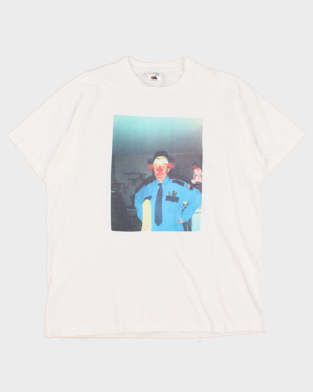 Fruit of the Loom Police Clown T-Shirt - XL