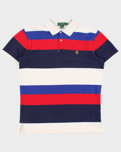 Y2K 00s Ralph Lauren Striped Polo - M