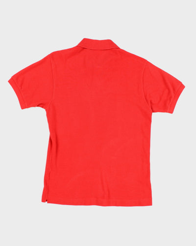 Y2K 00s Lacoste Red Polo Shirt - S