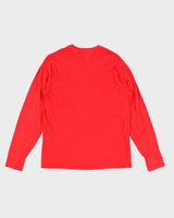 Champion Embroidered Long Sleeve T-Shirt - M