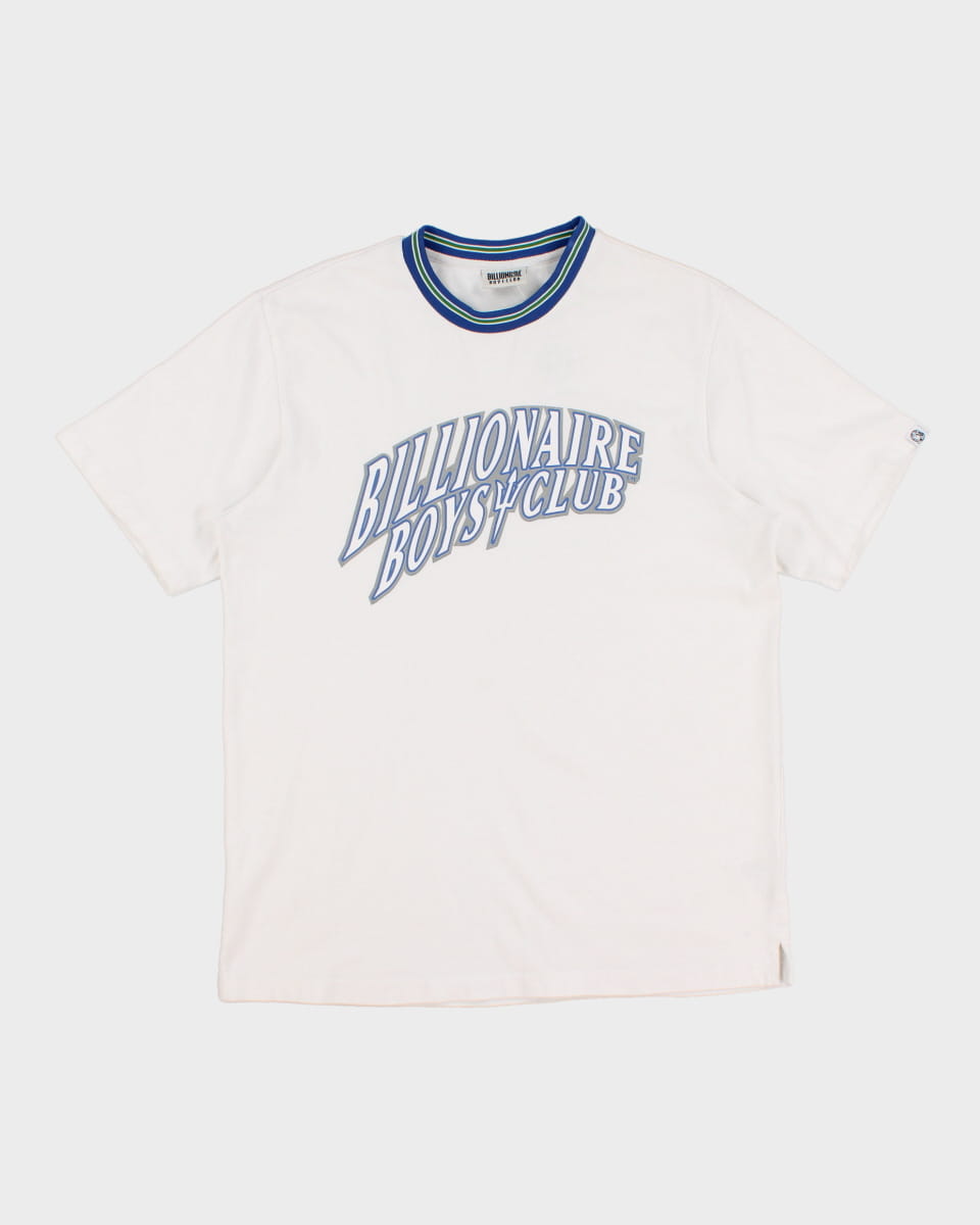 Billionaire Boys Club White & Blue Graphic Tee - L