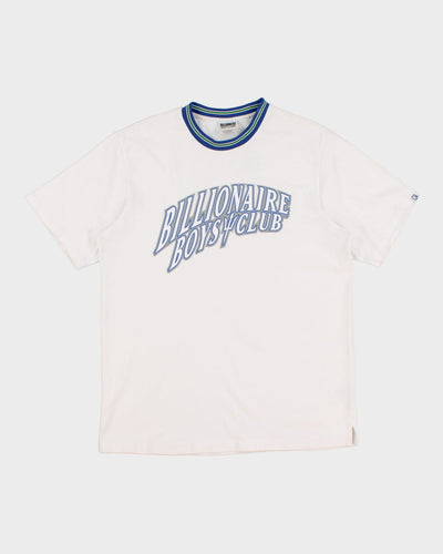 Billionaire Boys Club White & Blue Graphic Tee - L