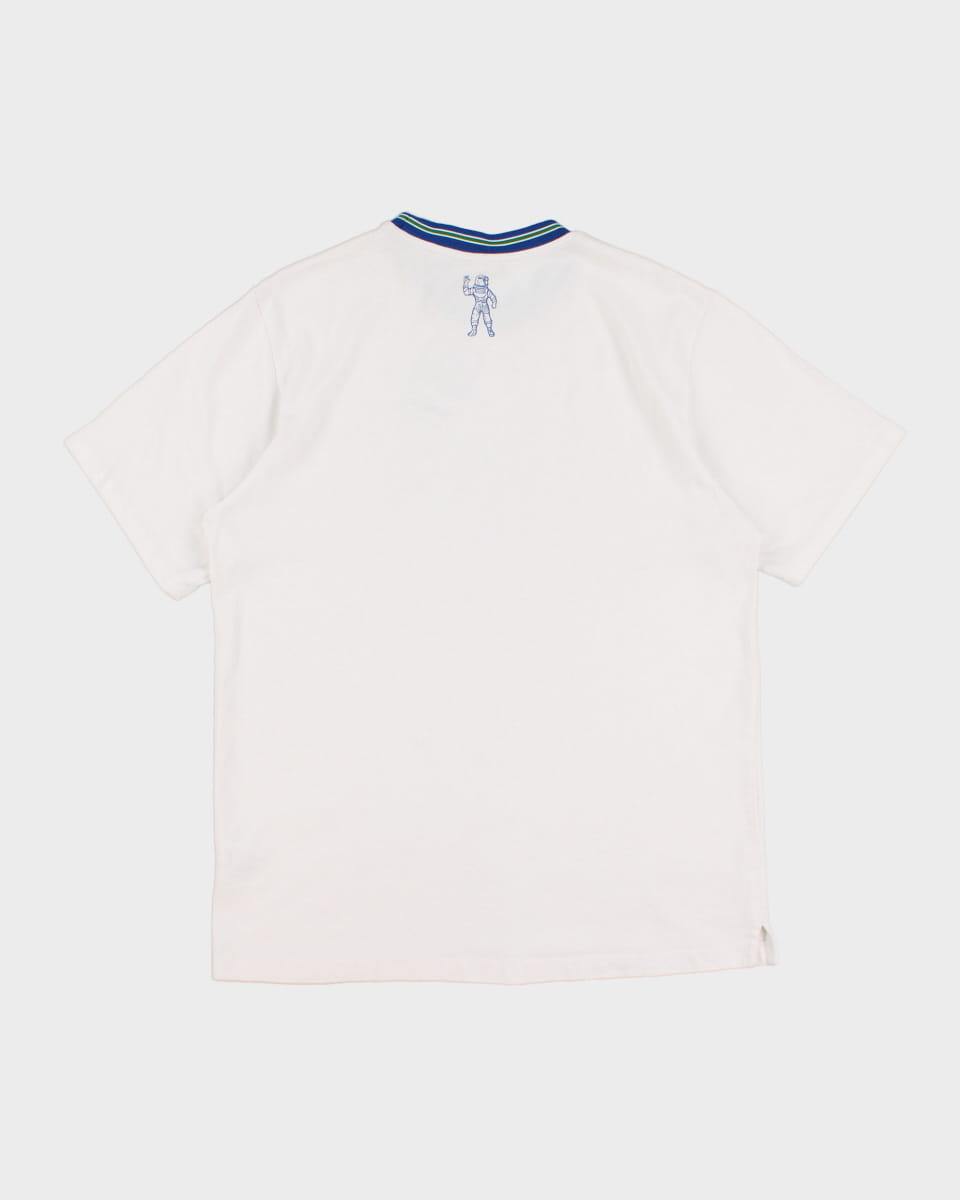 Billionaire Boys Club White & Blue Graphic Tee - L