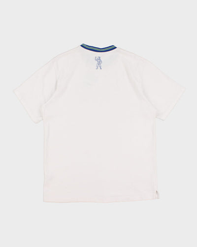 Billionaire Boys Club White & Blue Graphic Tee - L