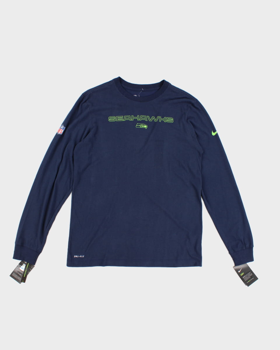 Nike x Seattle Seahawks Navy Long Sleeve - M