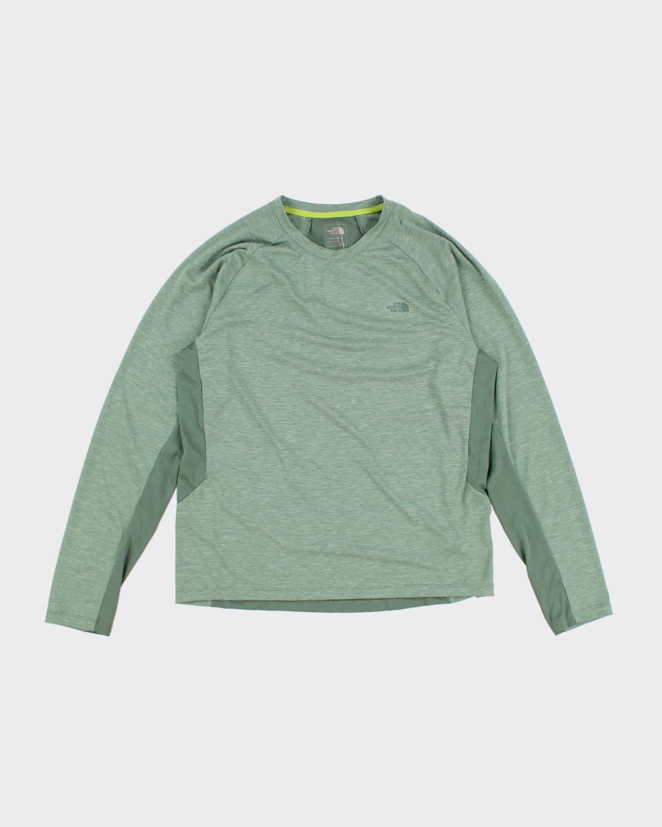The North Face Green Long Sleeve - M