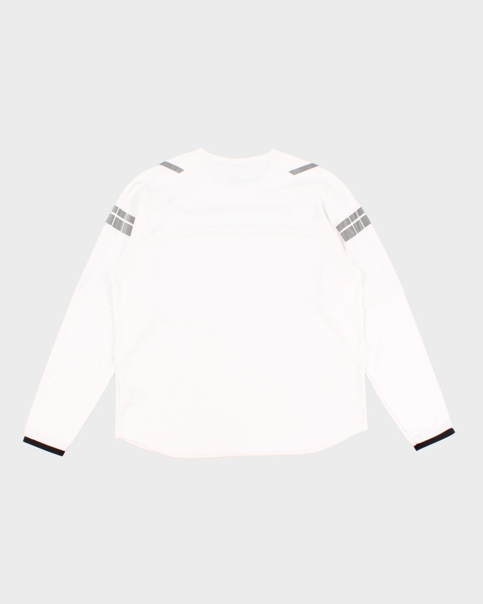 Men's White Nike Long Sleeve Active Top T-Shirt - XL