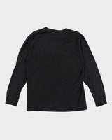 Men's Black Stussy Long Sleeve T-Shirt - M