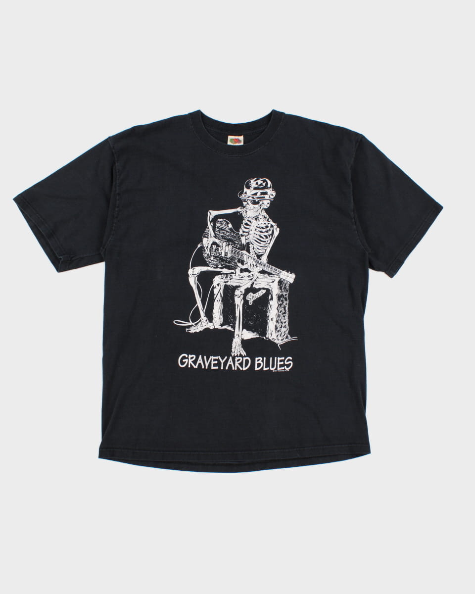 Vintage 90s Graveyard Blues T-Shirt - XL