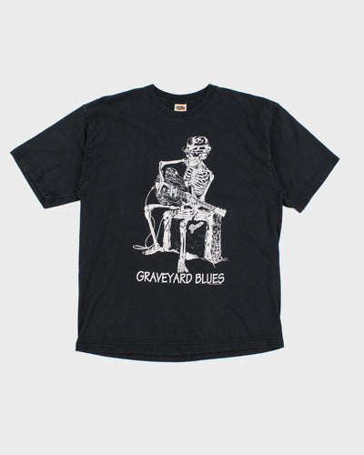 Vintage 90s Graveyard Blues T-Shirt - XL