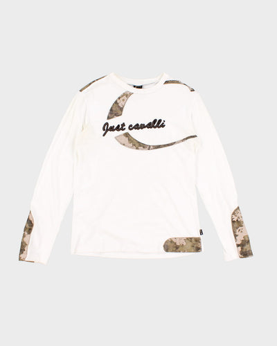 Y2K 00s Just Cavalli Long Sleeve T-Shirt - M