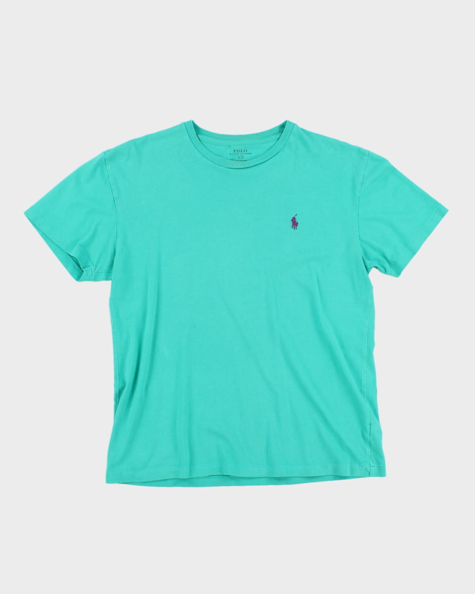 Men's Turquoise Ralph Lauren T-Shirt - S