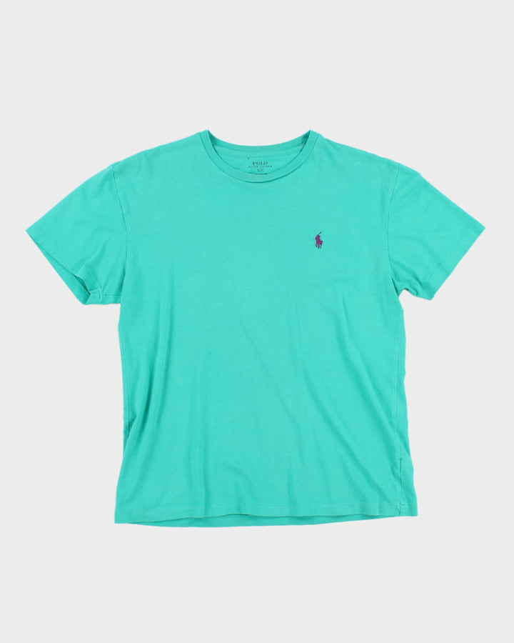 Men's Turquoise Ralph Lauren T-Shirt - S