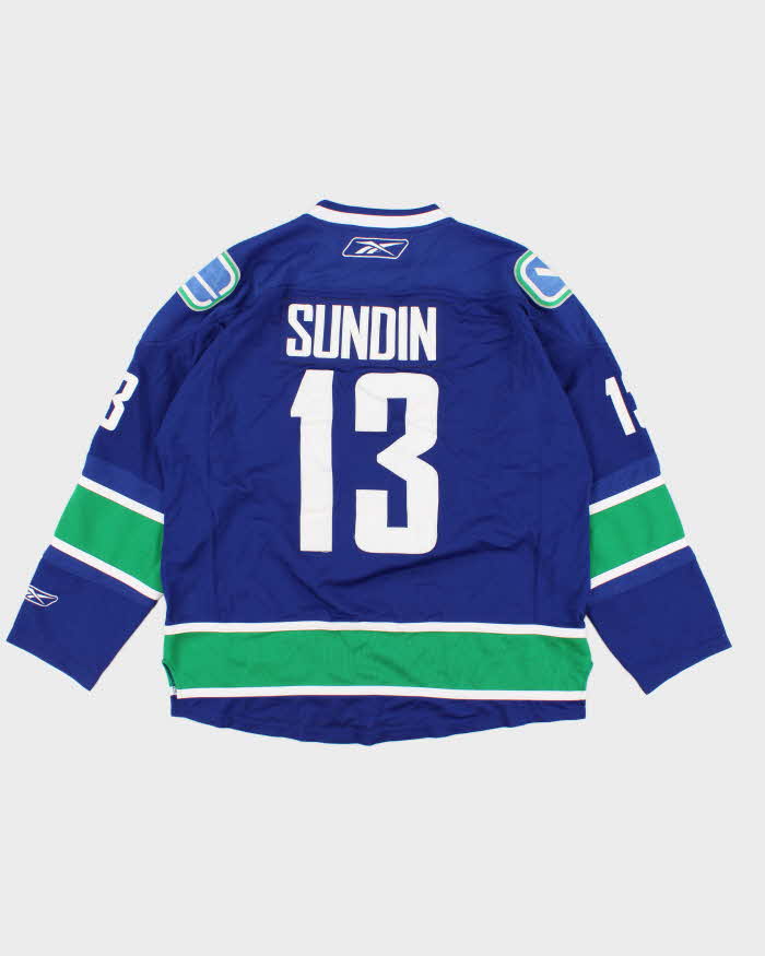 Men's Blue NHL x Canucks Sports Jersey - M