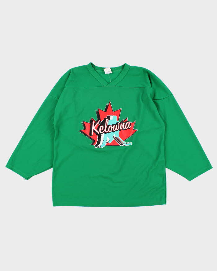 Mens Green Kelowua Rockets Sport Jersey - M