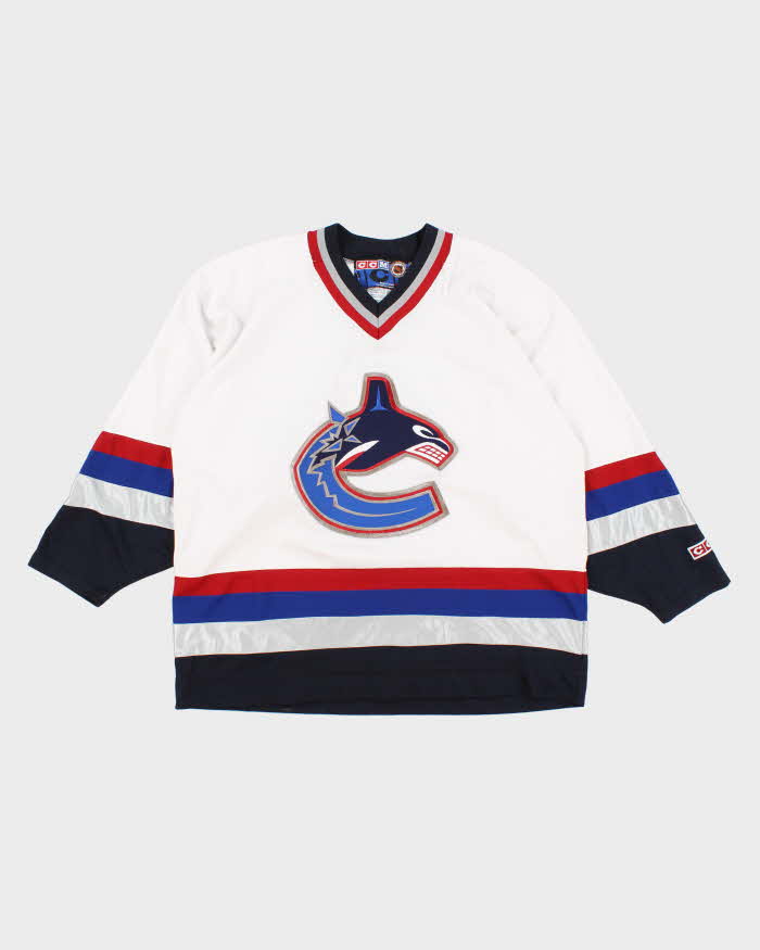 Men's White NHL x Canucks Sports Jersey - XL