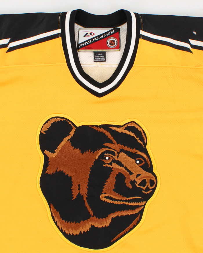 Mens Yellow NHL X Boston Bears Sports Jersey - L