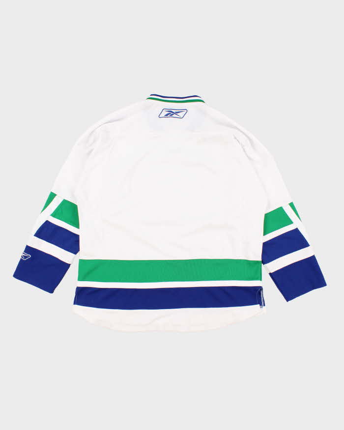 Mens White Reebok NHL x Canucks Sports Jersey - XL