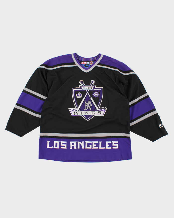 Mens Black And Purple NHL x La Kings Sports Jersey - L