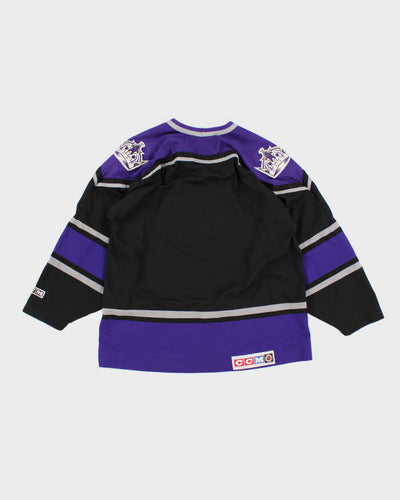 Mens Black And Purple NHL x La Kings Sports Jersey - L