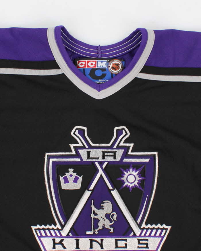 Mens Black And Purple NHL x La Kings Sports Jersey - L