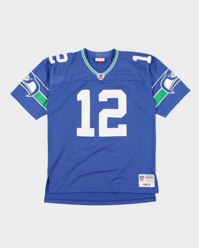 Men's Blue NFL x Seattle Seahawks Sports Jersey - L